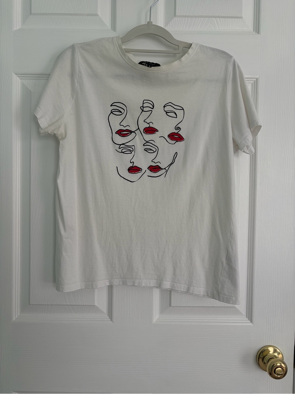 New Look White Graphic Tee
